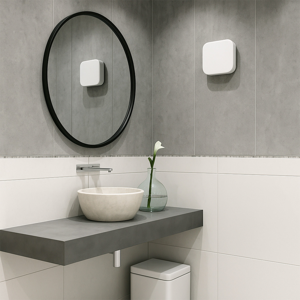 Zephyr MINI ét rums ventilator med varmegenvinding og fugtsensor