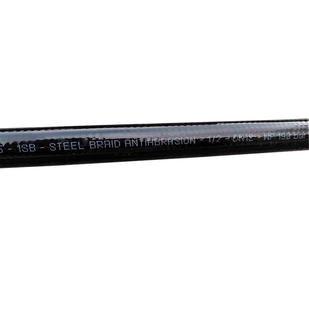 Kanalspuleslange,  fleksibel og med stålindlæg.