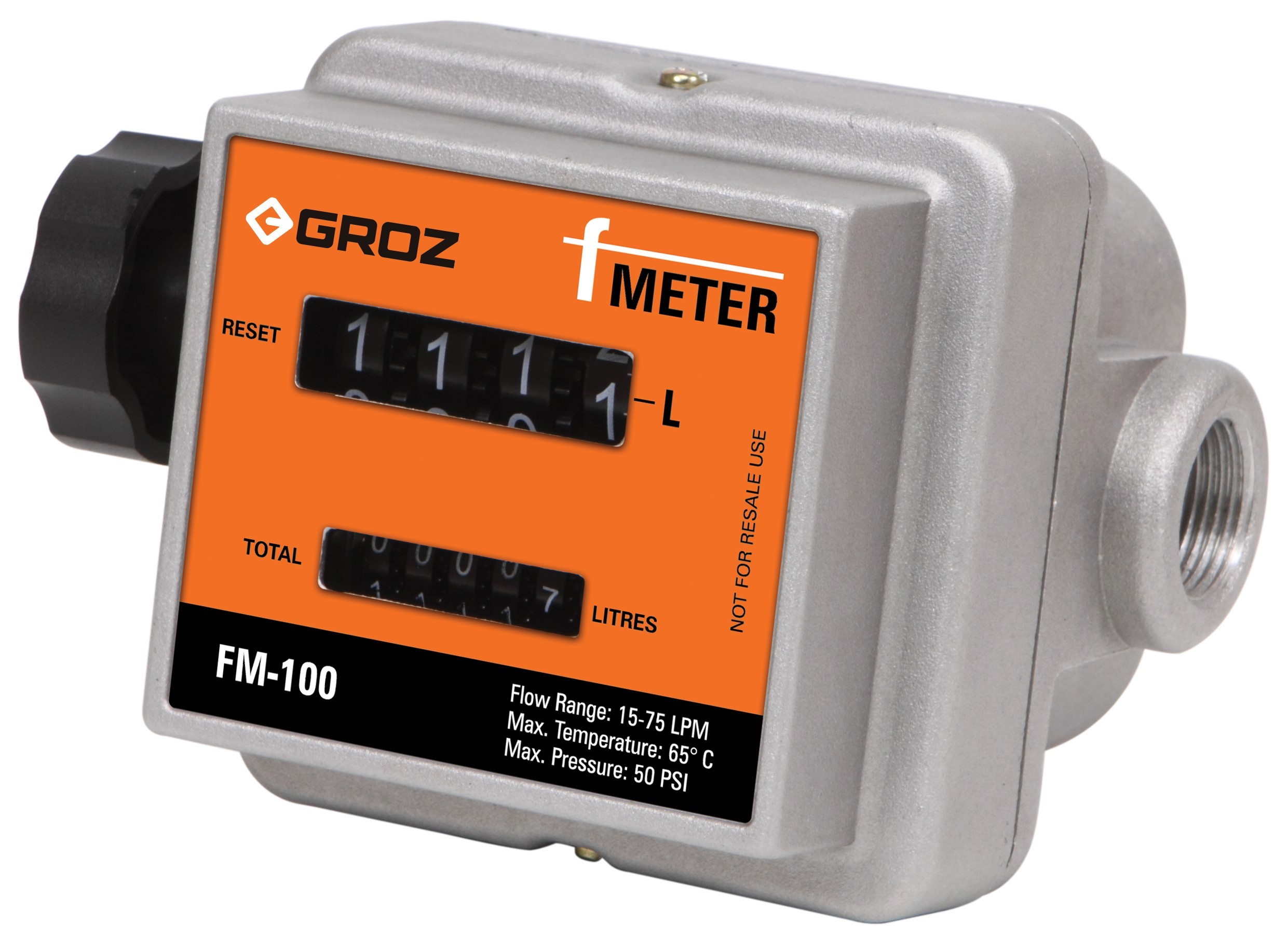 Benzin/dieseltæller 4-cifret. Groz