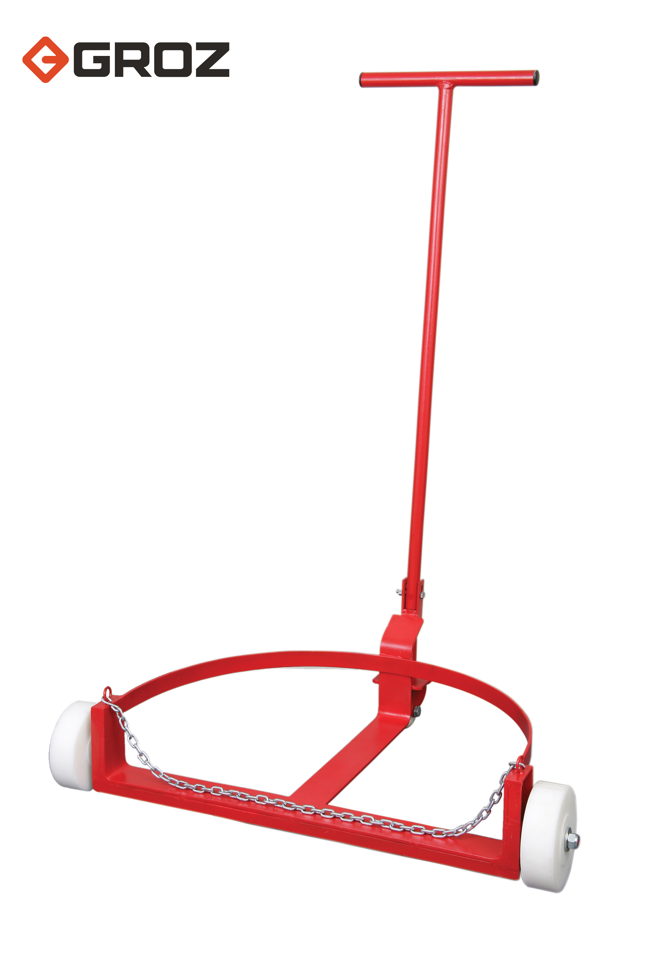 Tromlevogn til 1/1 tromler i lavprofil design, Groz