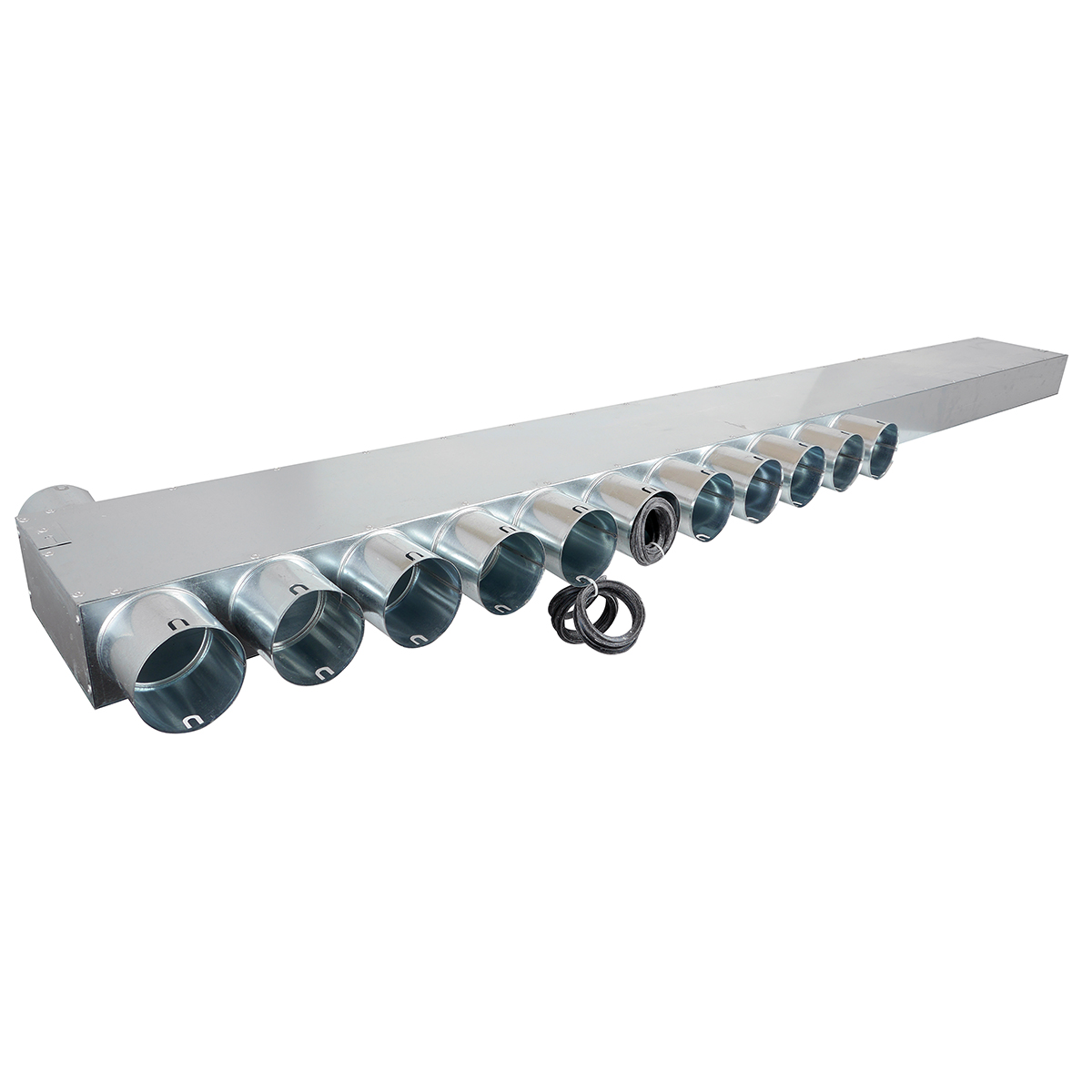 TriaAir fordelerboks u/nippel, L:2000, 12 muffer (11x1) - Ø75