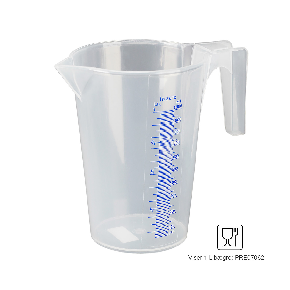 Målebæger, 0,5 - 5 L