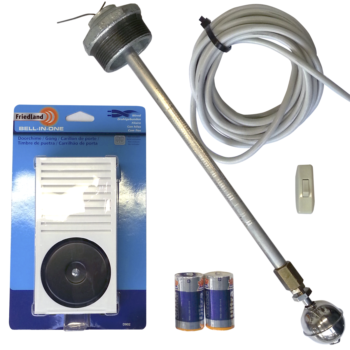 Tankalarm til dobbeltvæggede olietanke