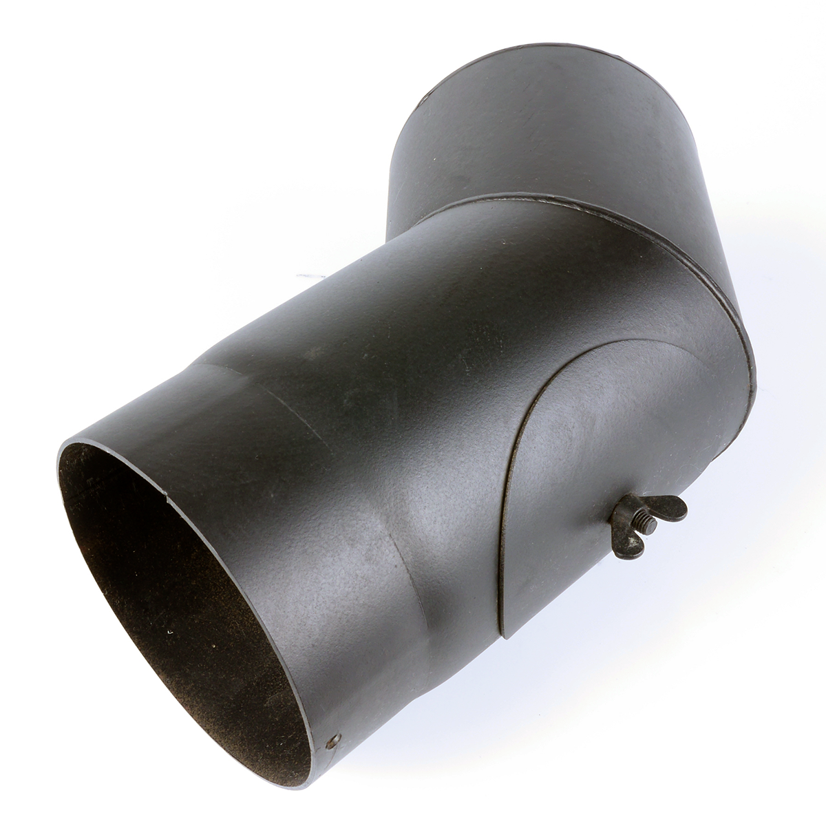 Røgrør 45° bøjning, m/renselem