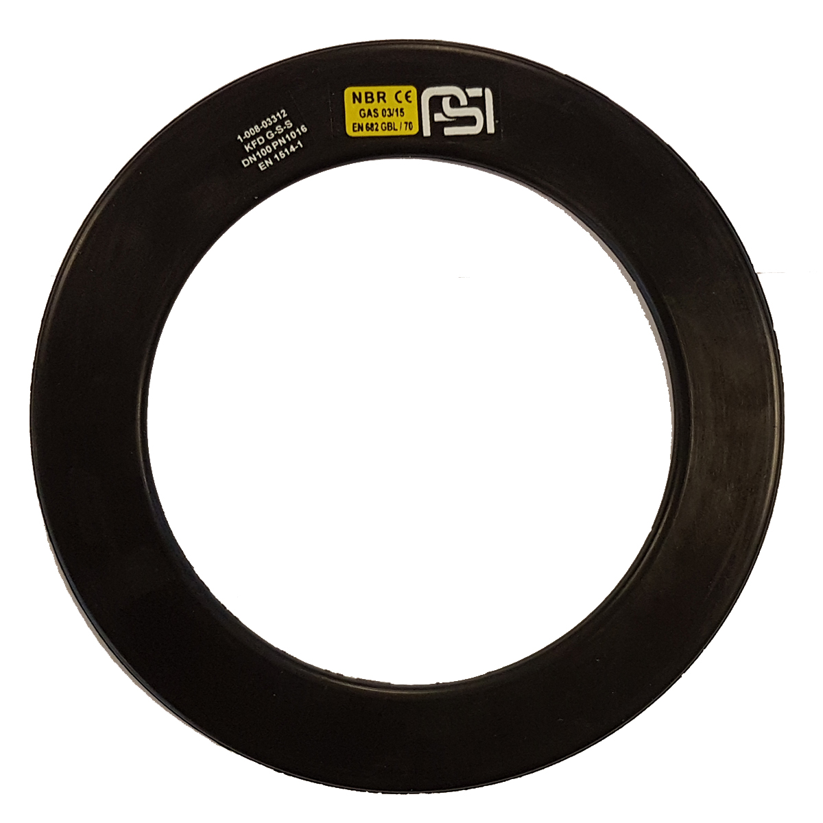 NBR Flangepakning med stålindlæg