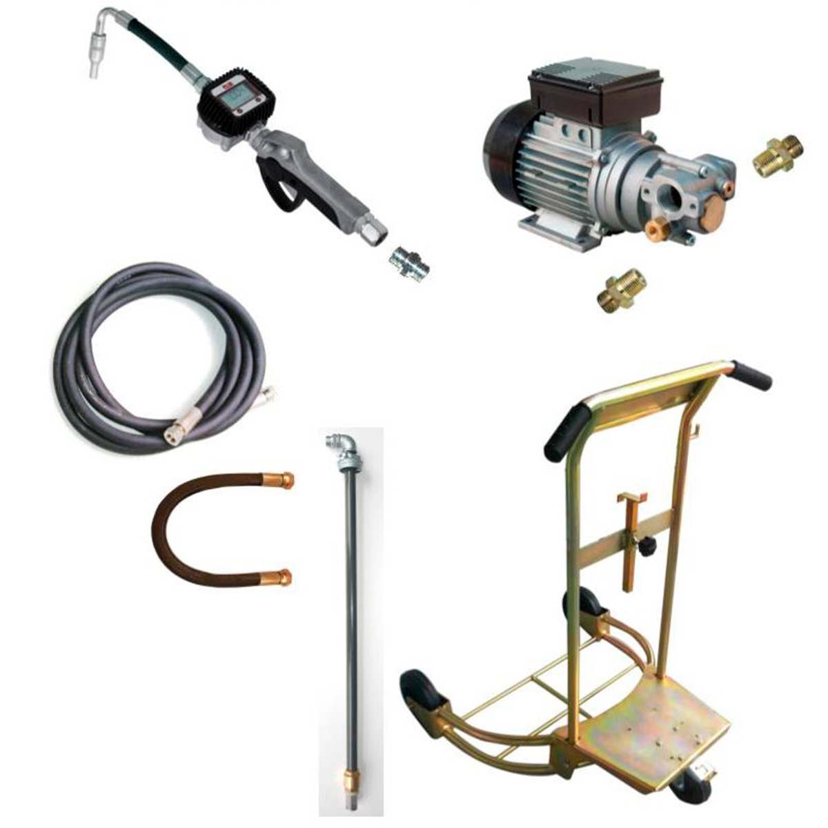 TV-vogn 230V til 1/1 tromler 9 L/min