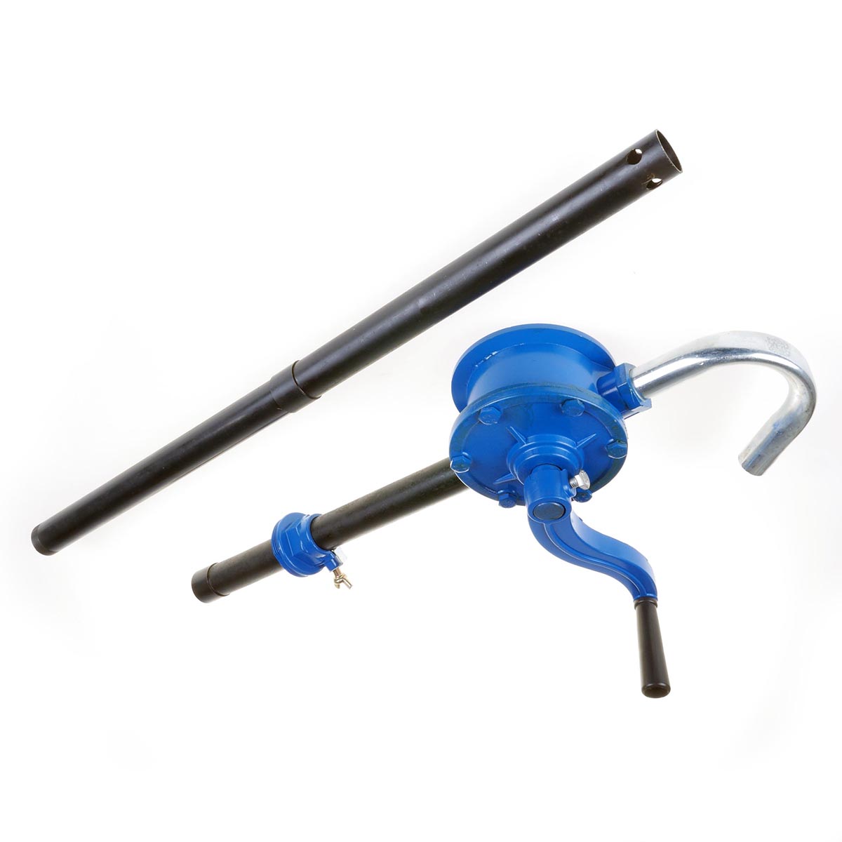 Rotationspumpe med blålakeret aluminiumshus