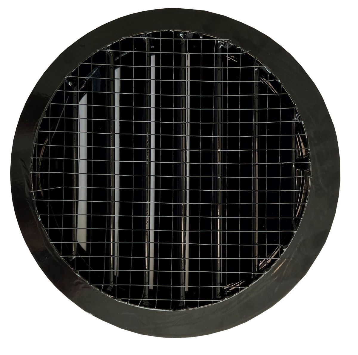 BRAL cirkulær vægrist sort eller hvid, glans 30