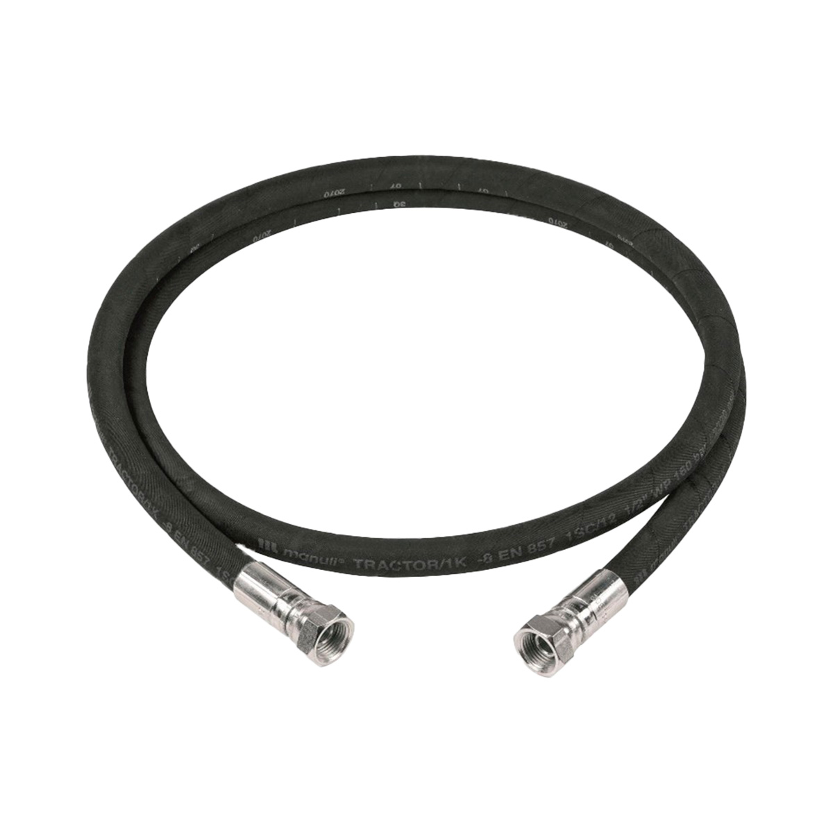 Olie-/hydraulikslanger med 2 x 1/2” IRG