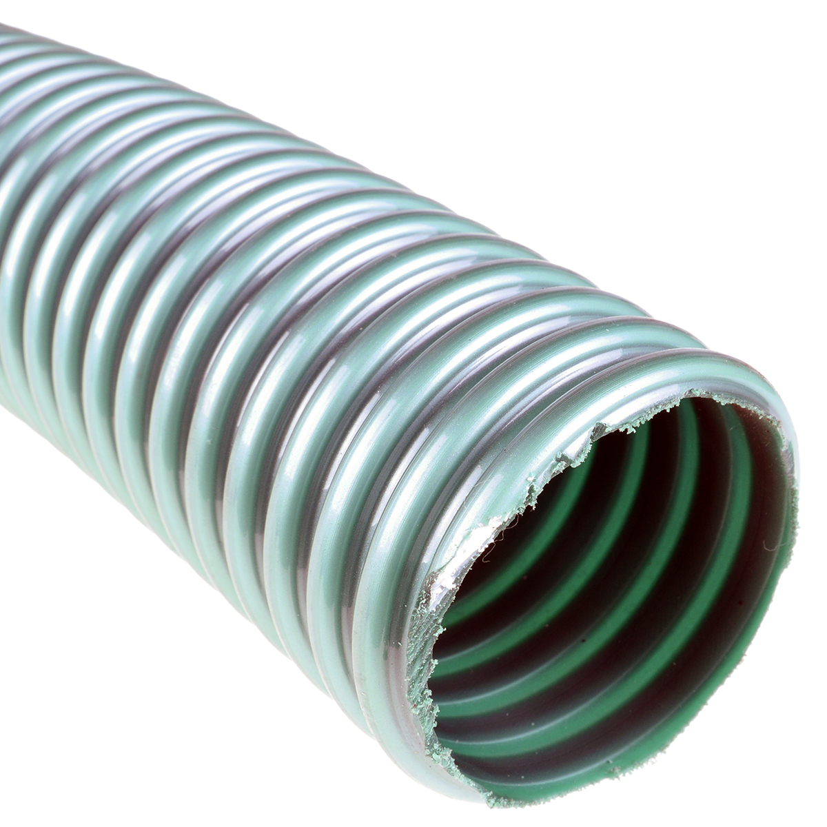 Flexslange til vacuum og ventilation, grøn