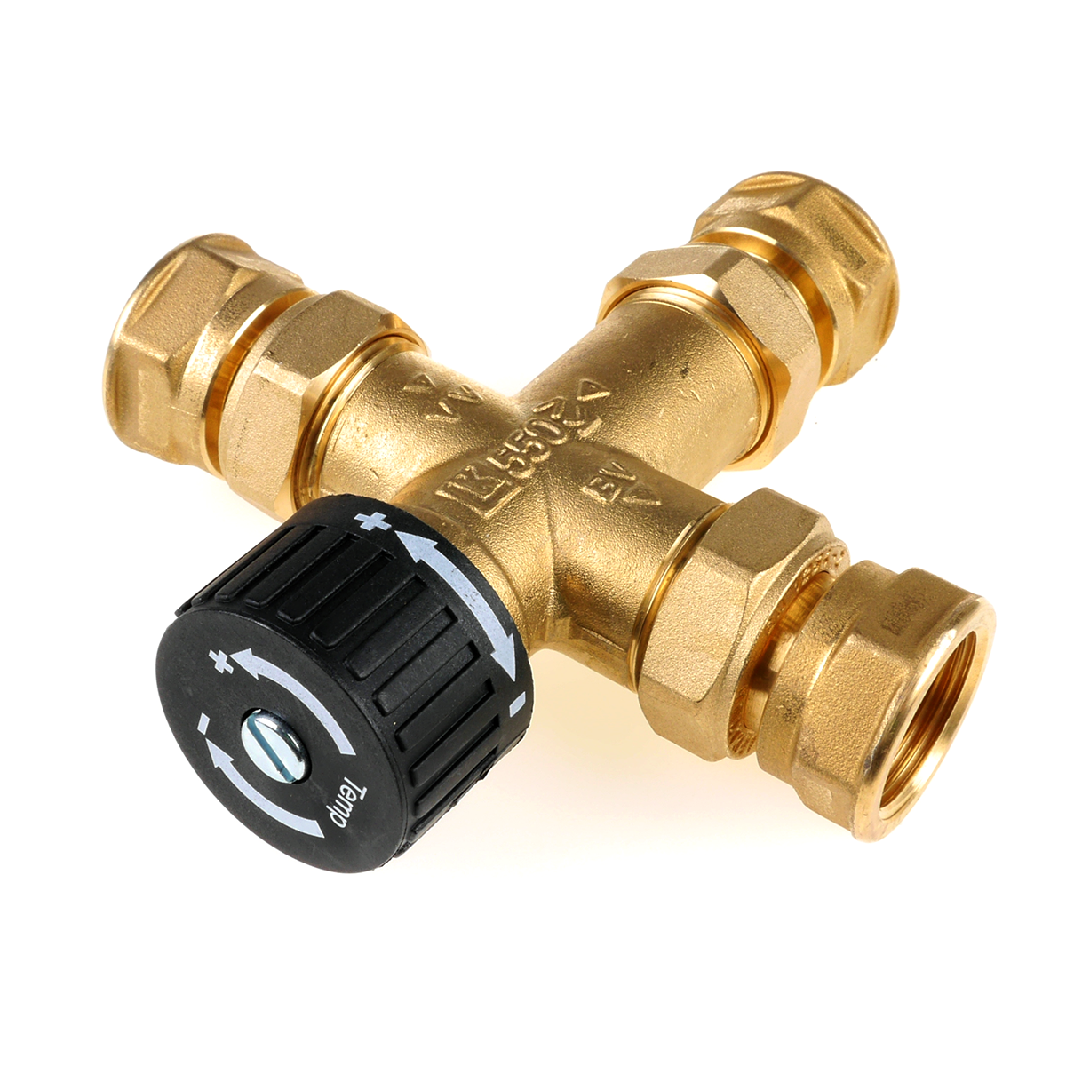 Blandeventil med skoldningssikring