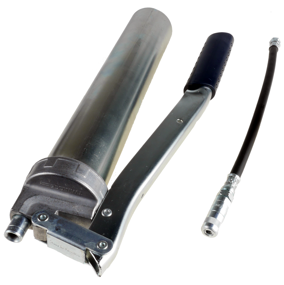 Fedtpresser med 300 mm slange og 4-bakket mundstykke