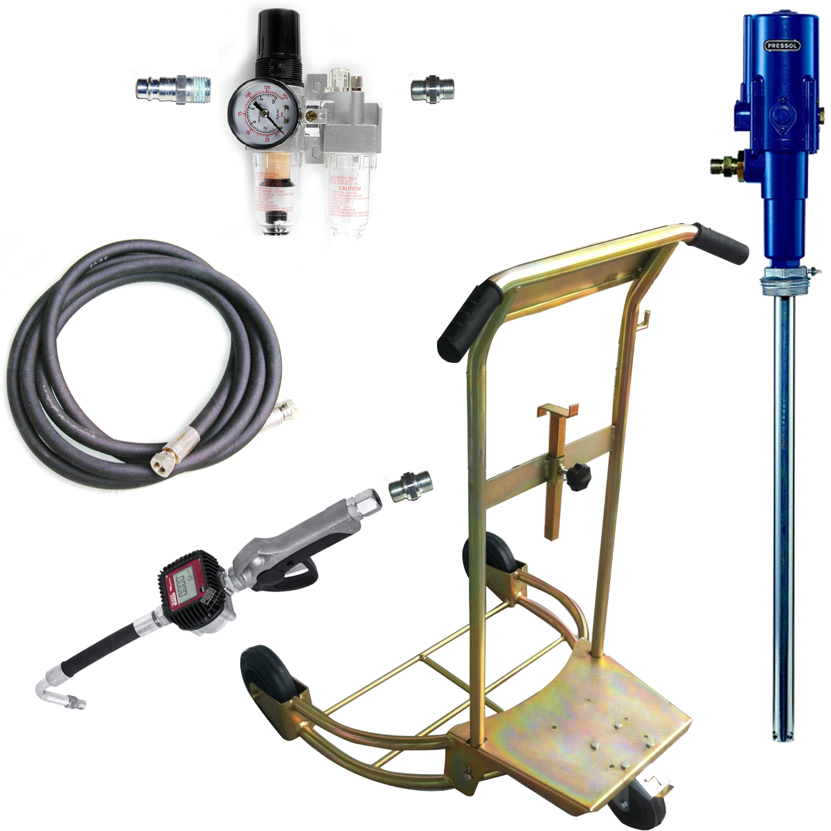 TV-Vogn til 1/1 Fad - 3 hjulet 