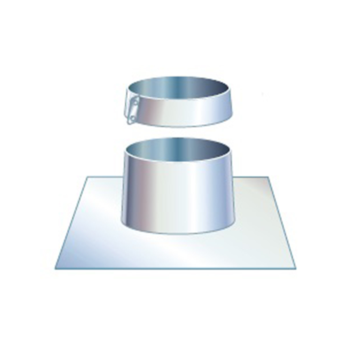 Metalbestos taginddækning til fladt tag