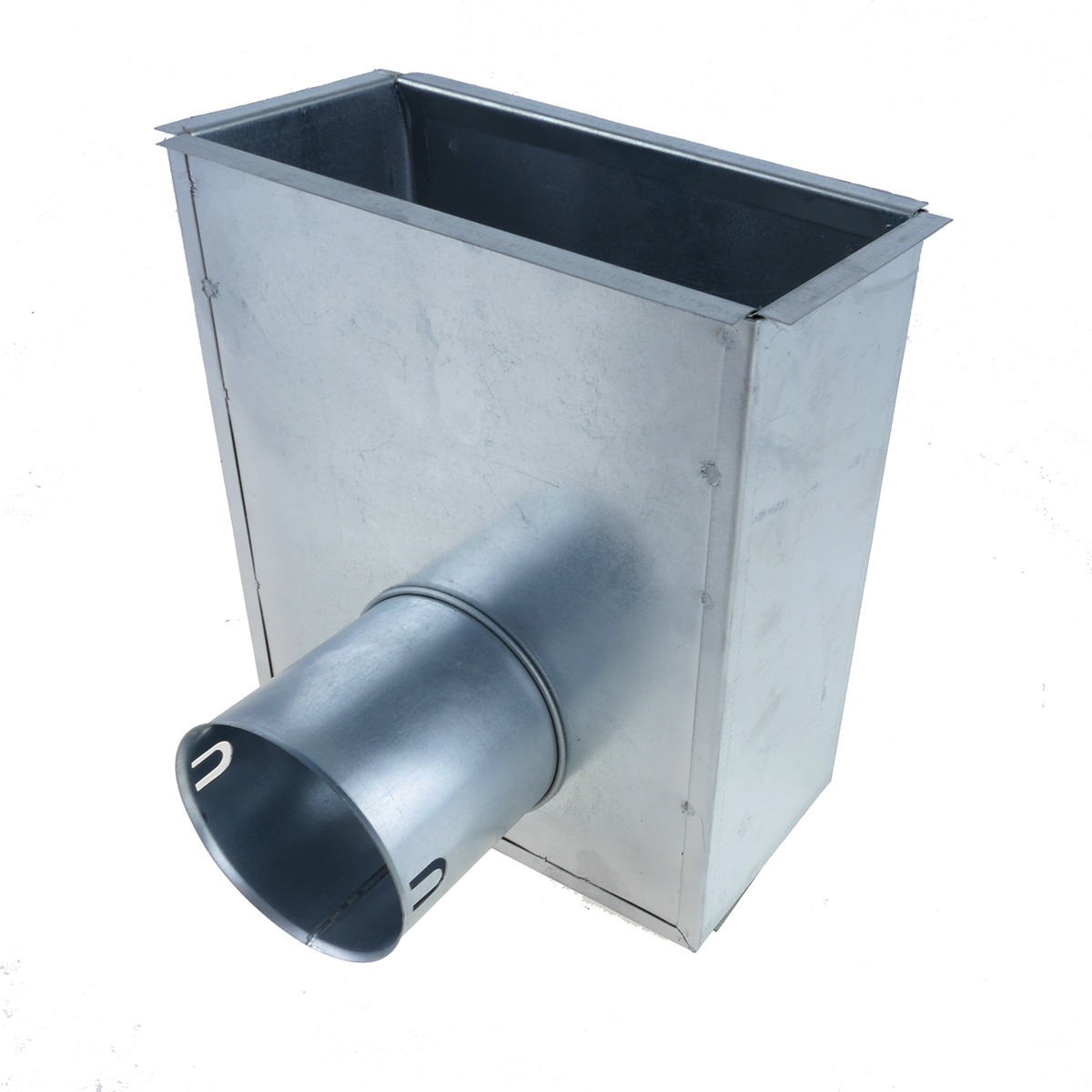 TriaAir gulvboks, 200x100 H:200 - 1 muffe Ø75