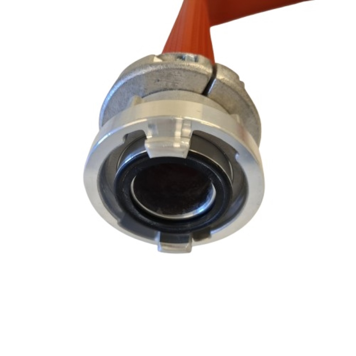 Kobling med klemring monteret