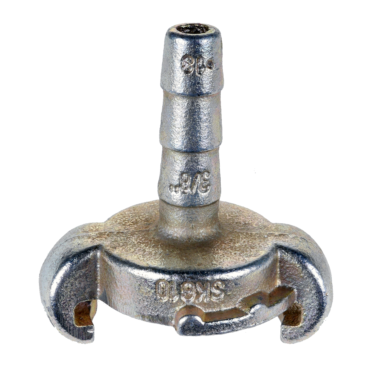 Klokobling med slangestuds, støbejern