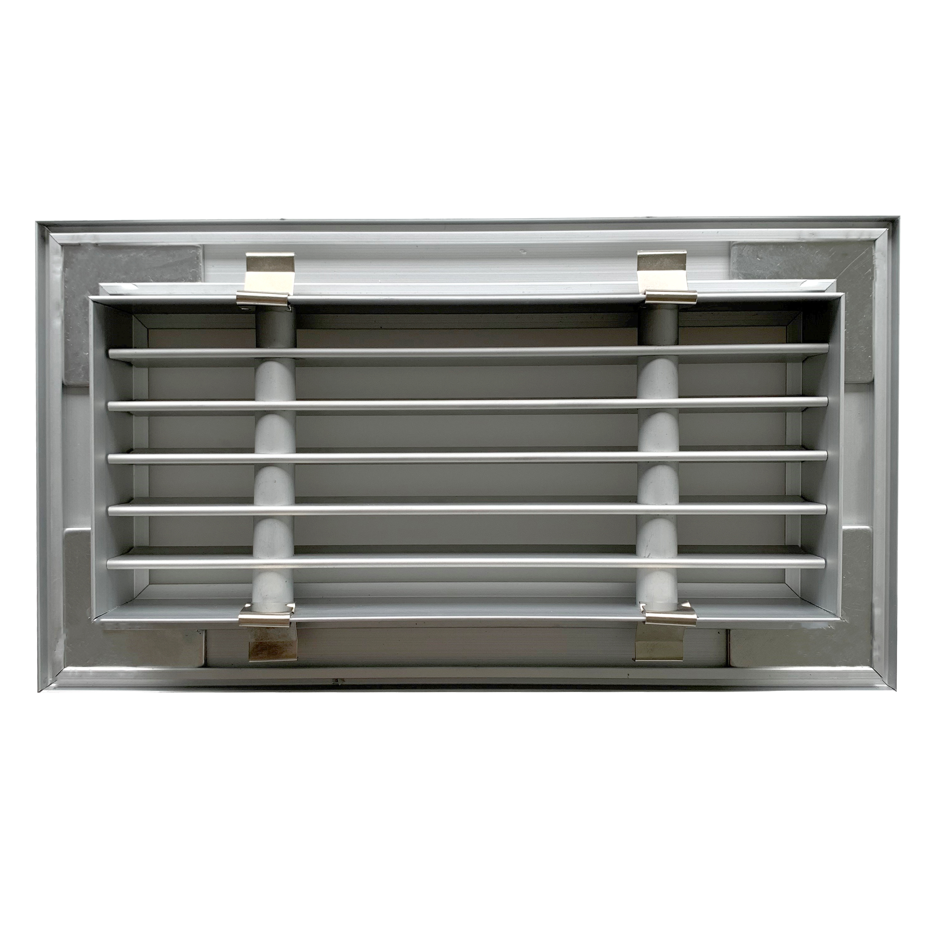 TriaAir Alurist til gulvboks 200x100 - aluminium