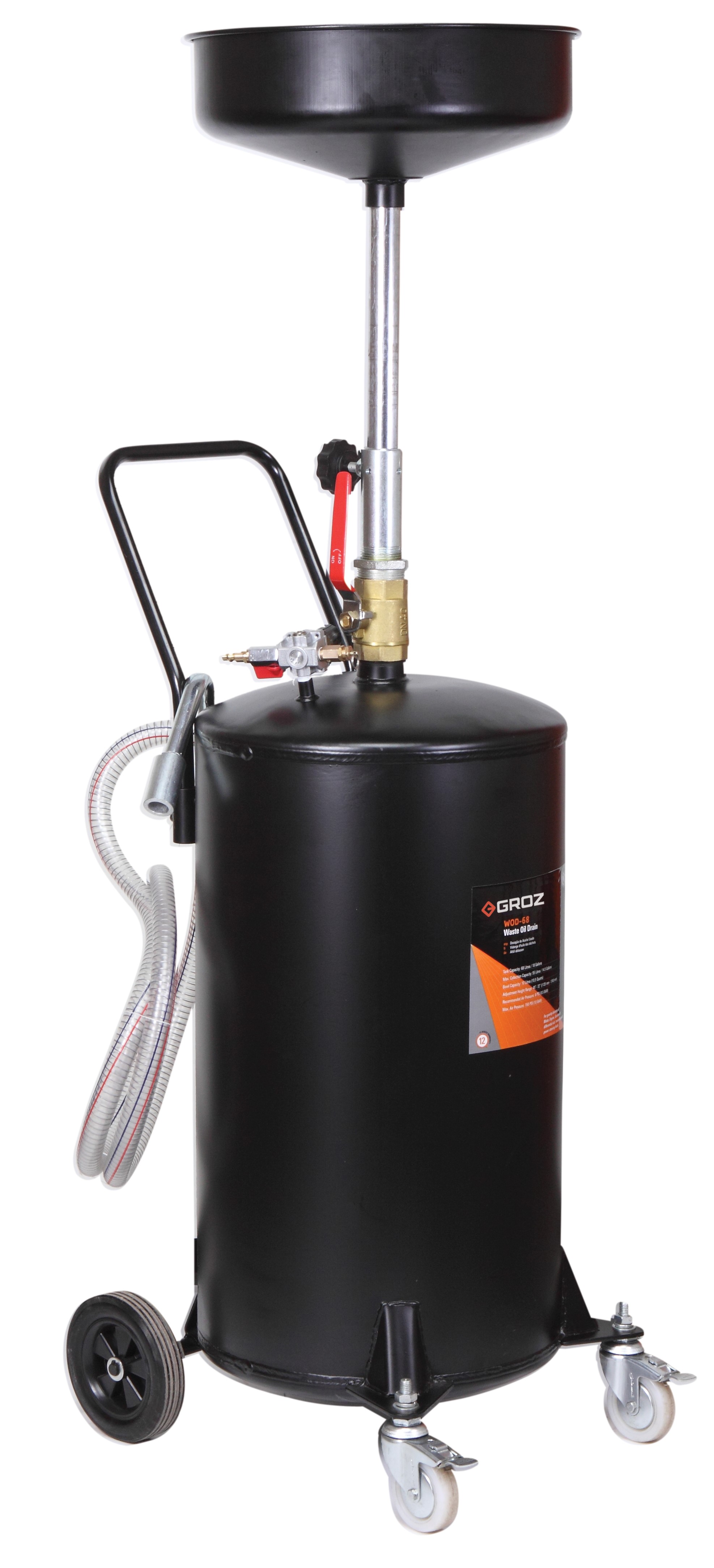 68 L spildolieopsamler til tryklufttømning