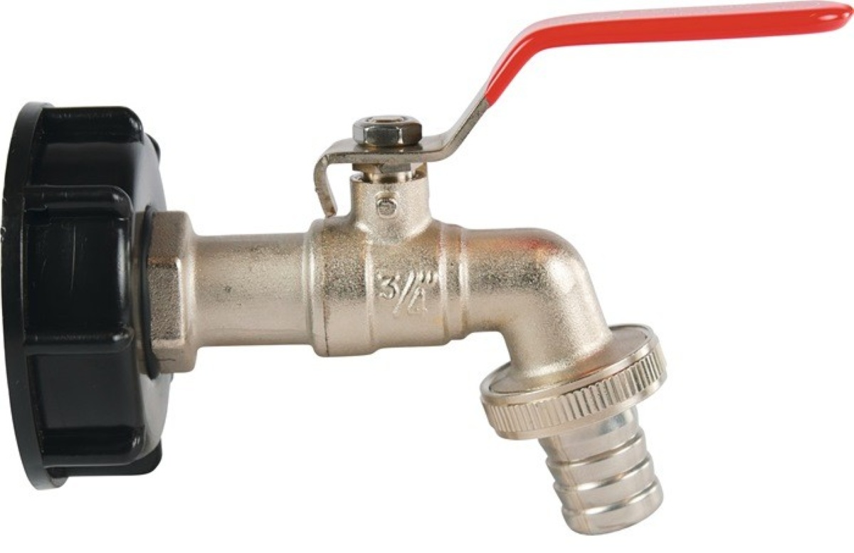 Aftapningshane til IBC 3/4" med K61/S60x6