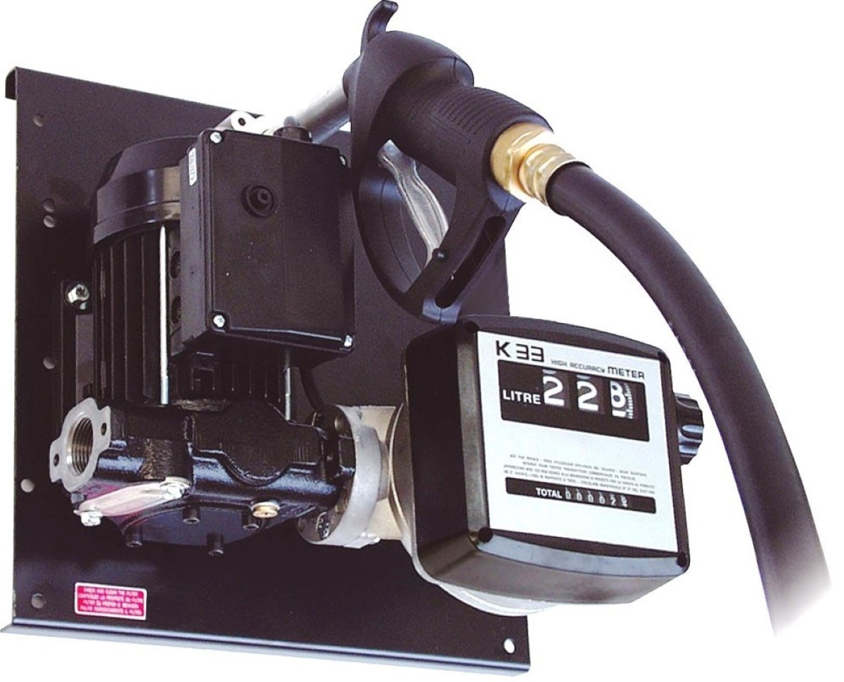 230V dieselpumpesæt m. tæller