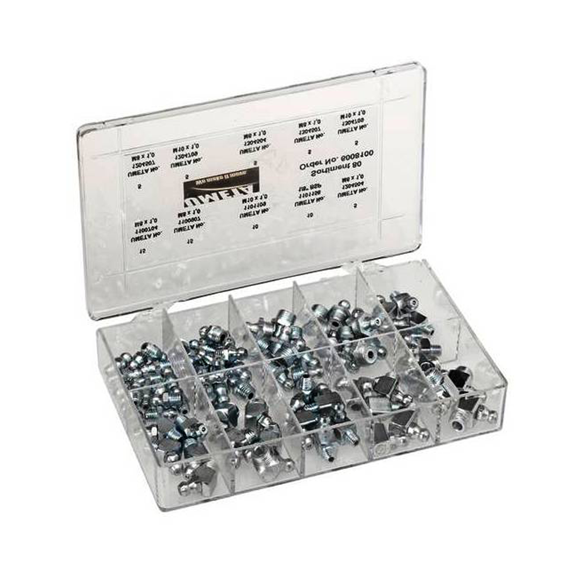 Smørenippel sortimentsboks, 80 stk.