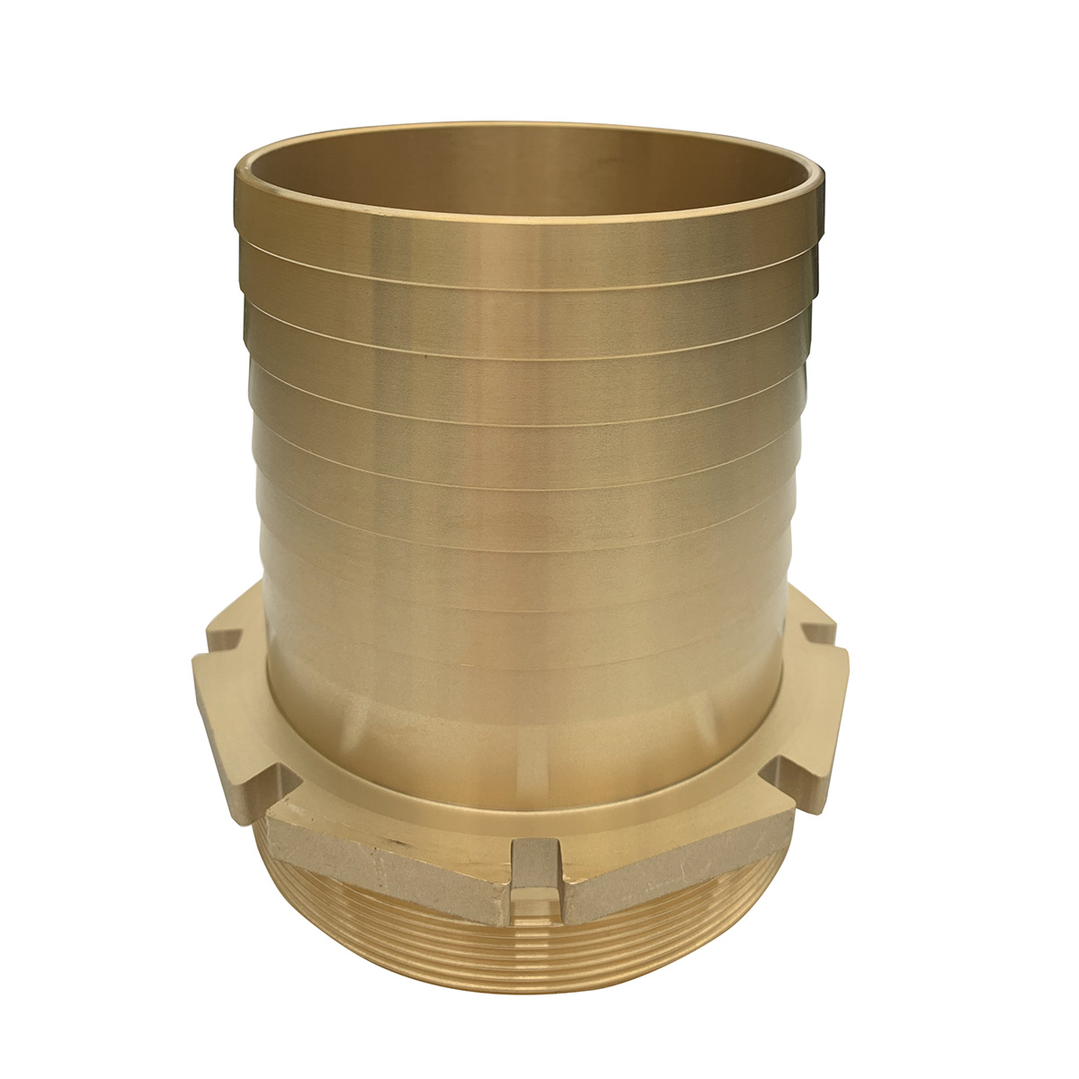 Slangenippel, messing