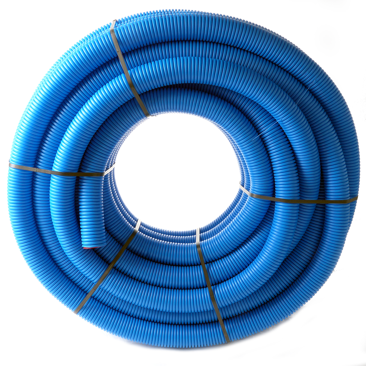 Flexrør til ventilation, antibakteriel slange, blå