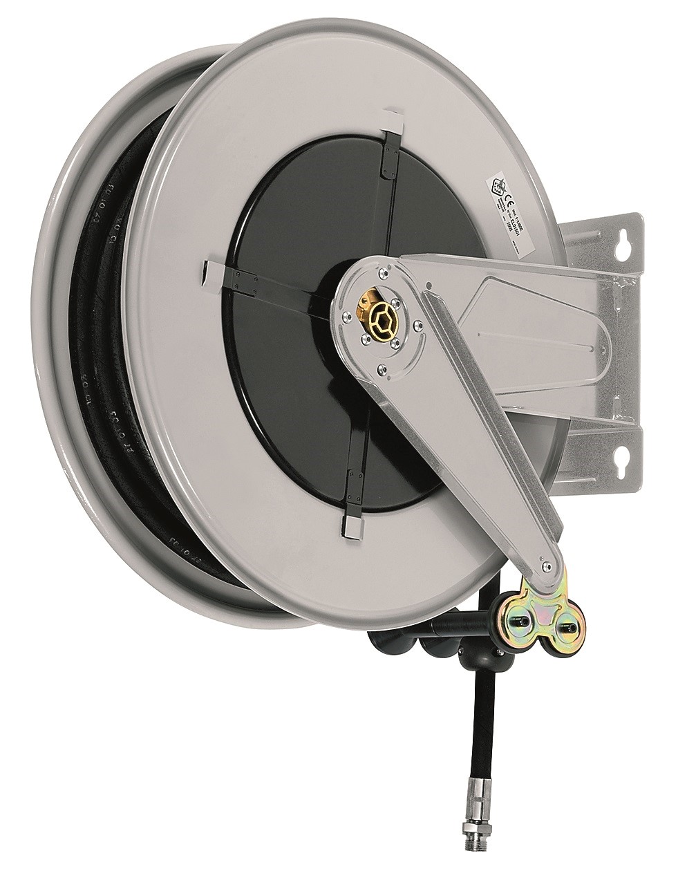 Slangerulle m. 20 m 3/8" 200 bar