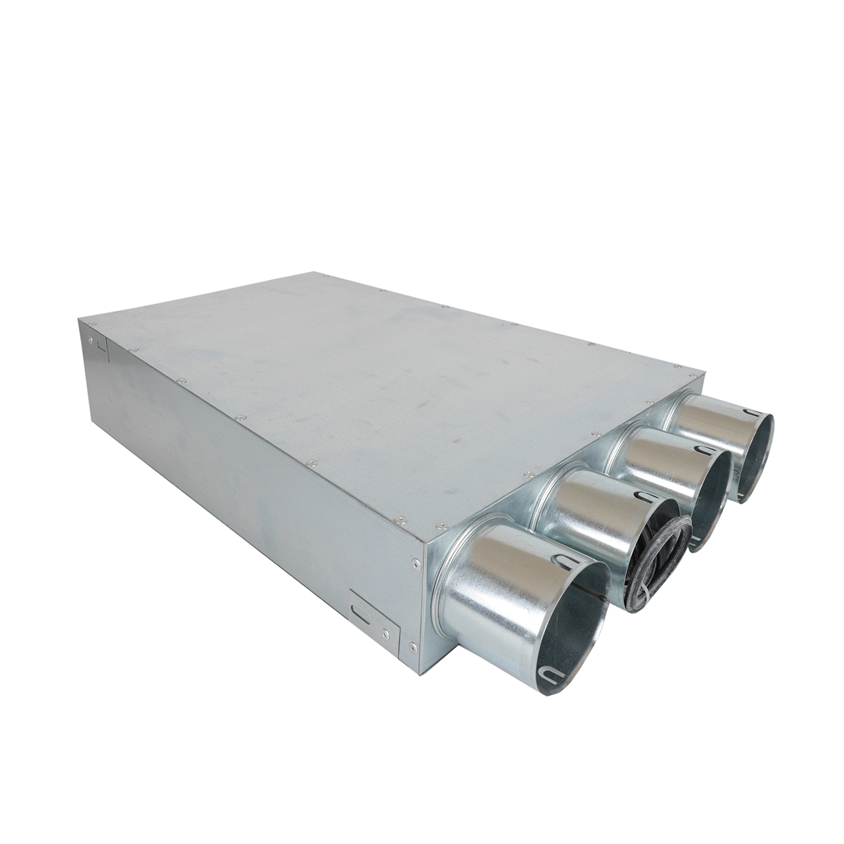 TriaAir lige fordelerboks til rist 300x110 - L:500, 4 muffer - Ø75