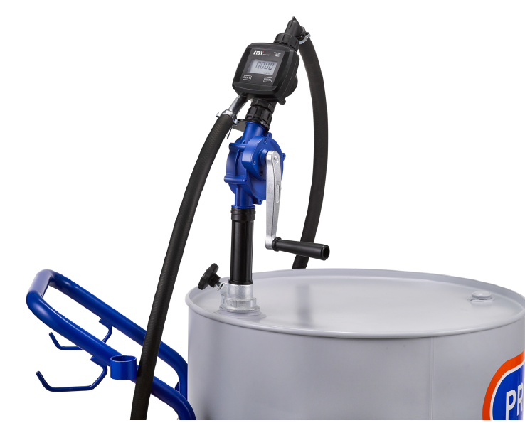 Håndpumpe m. digitaltæller