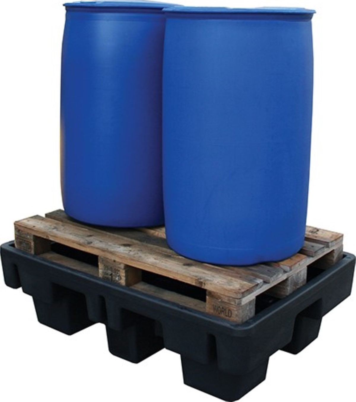 EuroSump sikkerhedspalle til 2 stk. 1/1 tromler (uden rist)