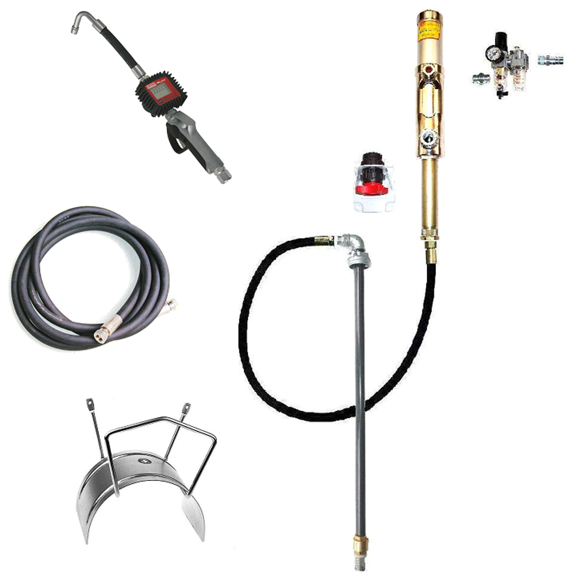 Oliepumpesæt 3:1, Komplet 