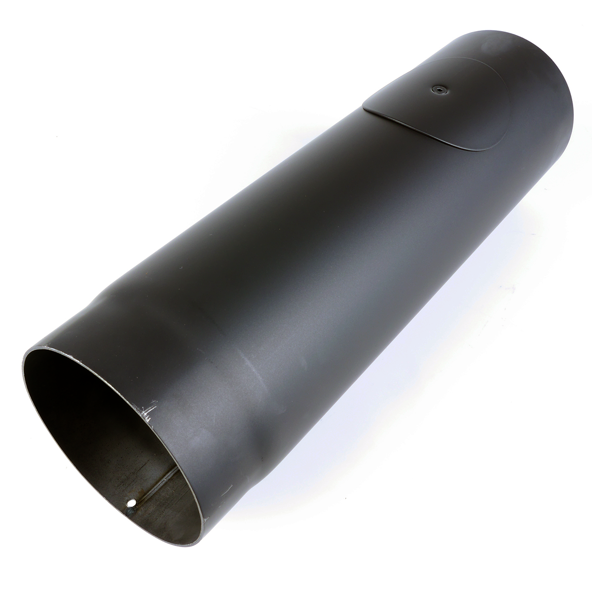 Røgrør, lige m/renselem