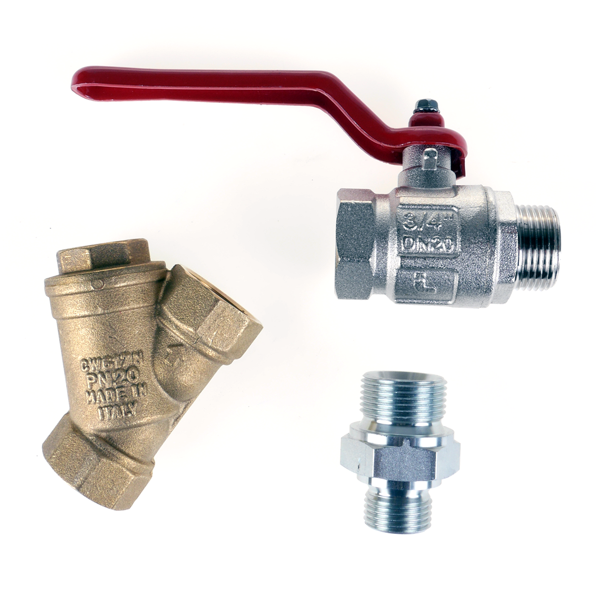 Monteringssæt til slangerulle eller oliebar på ¾” rørsystem