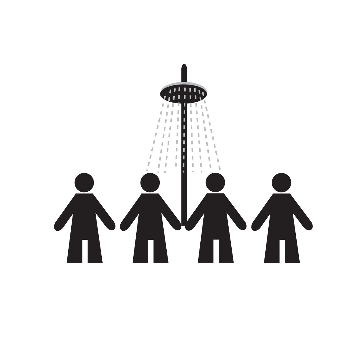 Solvarmeanlæg til 4 personer med brus