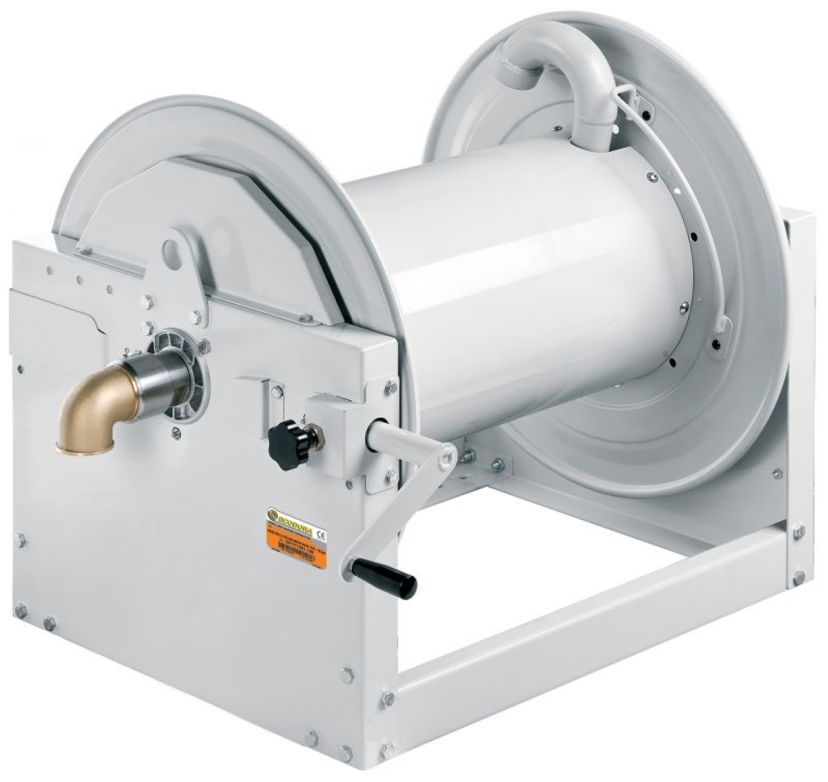 2” manuel slangeopruller til luft, vand, kølervæske og dieselolie m.m.